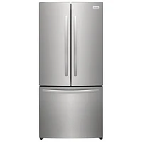 Boîte ouverte - Réfrigérateur à deux portes de 17,6 pi³ 31,5 po Gallery de Frigidaire avec distributeur de glace - Acier brossé - Endommagé