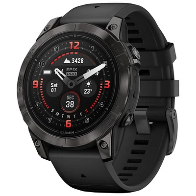 Garmin epix Pro (Gen 2) Sapphire Edition 47mm Bluetooth Active Smartwatch - Medium / Large