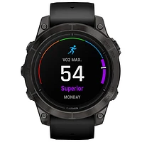 Garmin epix Pro (Gen 2) Sapphire Edition 47mm Bluetooth Active Smartwatch - Medium / Large