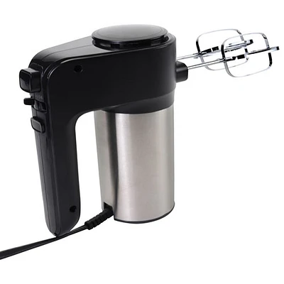 Mélangeur à main électrique à 6 vitesses de Total Chef - 250 W - Noir/Argenté
