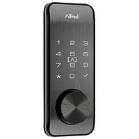 Alfred DB2S Bluetooth Smart Lock with Key - Black