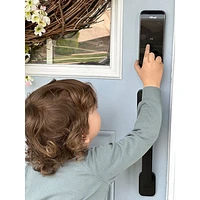 Alfred DB2S Bluetooth Smart Lock with Key - Black