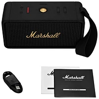 Marshall Middleton Waterproof Bluetooth Wireless Speaker - Black/Brass