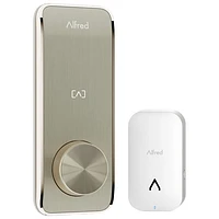 Alfred DB2S Bluetooth Smart Lock Bundle with Wi-Fi Bridge & Key - Satin Nickel - Only at Best Buy