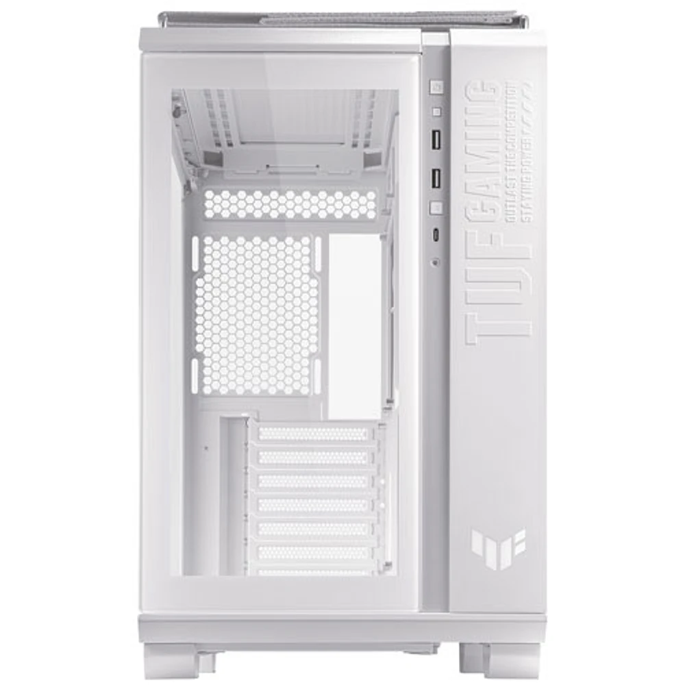 ASUS TUF Gaming GT502 Mid-Tower ATX Computer Case - White