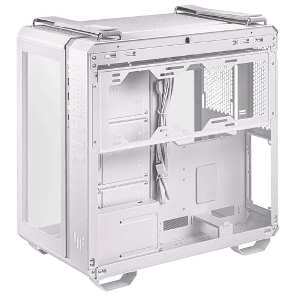 ASUS TUF Gaming GT502 Mid-Tower ATX Computer Case - White