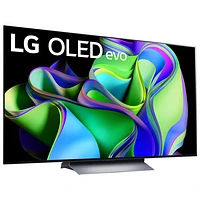 LG 77" C3 Series 4K UHD HDR OLED webOS Evo ThinQ AI Smart TV (OLED77C3PUA) - 2023