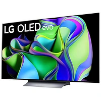 LG 77" C3 Series 4K UHD HDR OLED webOS Evo ThinQ AI Smart TV (OLED77C3PUA) - 2023