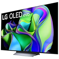 LG 77" C3 Series 4K UHD HDR OLED webOS Evo ThinQ AI Smart TV (OLED77C3PUA) - 2023
