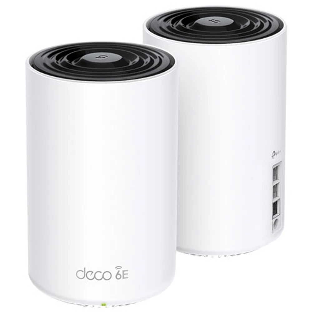 Système Wi-Fi 6E maillé de maison intégrale Deco XE75 Pro AXE5400 de TP-Link - Paquet de 2