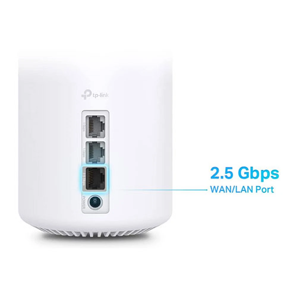 Système Wi-Fi 6 maillé de maison intégrale Deco X80 AX6000 de TP-Link - Ensemble de 2