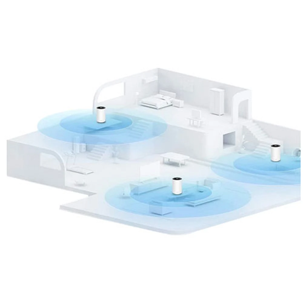 Système Wi-Fi 6 maillé de maison intégrale Deco X80 AX6000 de TP-Link - Ensemble de 2