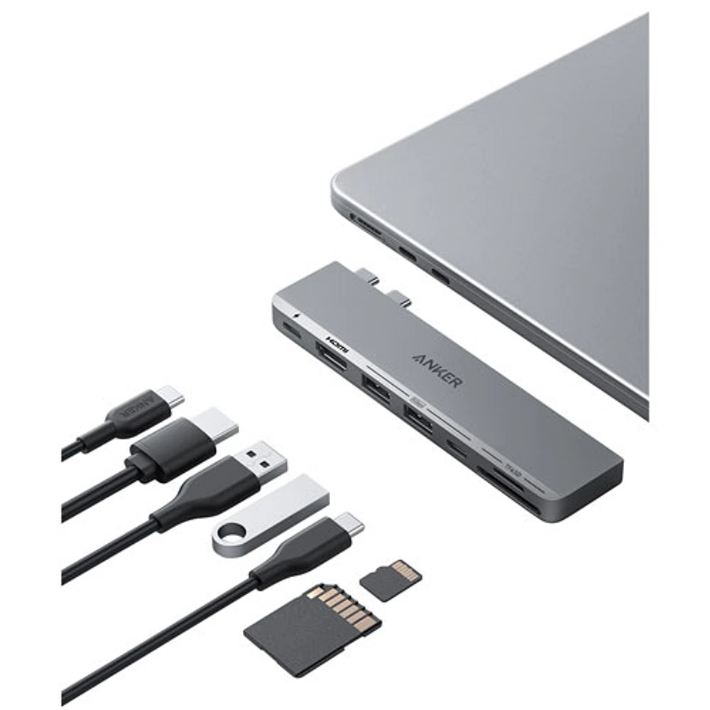 Concentrateur USB-C PowerExpand Direct 7-en-2 d'Anker pour MacBook (A8354HA1-5)