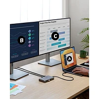 Concentrateur USB-C 10-en-1 Dual Display d'Anker avec alimentation pour MacBook M1 (A8386HA1-5)