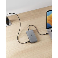 Concentrateur USB-C 10-en-1 Dual Display d'Anker avec alimentation pour MacBook M1 (A8386HA1-5)