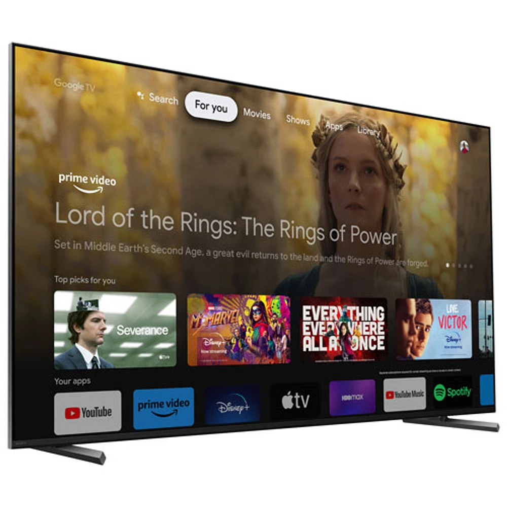 Téléviseur intelligent Google HDR DEL UHD 4K de 65 po Bravia XR série X90L de Sony (XR65X90L)