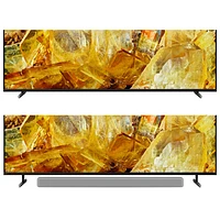 Téléviseur intelligent Google HDR DEL UHD 4K de 65 po Bravia XR série X90L de Sony (XR65X90L)