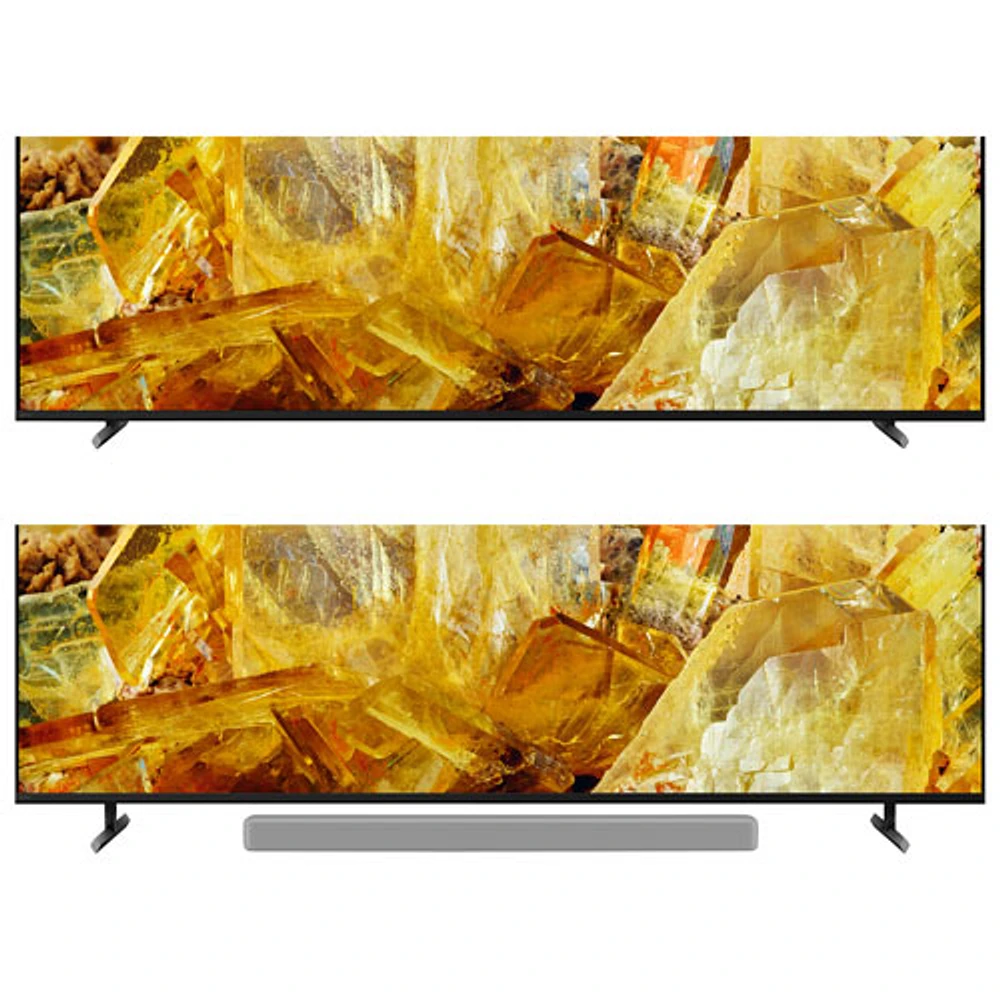 Téléviseur intelligent Google HDR DEL UHD 4K de 75 po Bravia XR série X90L de Sony (XR75X90L)