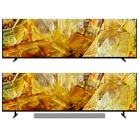 Téléviseur intelligent Google HDR DEL UHD 4K de 75 po Bravia XR série X90L de Sony (XR75X90L)