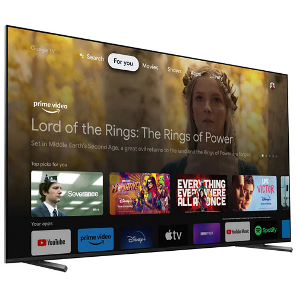 Téléviseur intelligent Google HDR DEL UHD 4K de 85 po Bravia XR série X90L de Sony (XR85X90L)