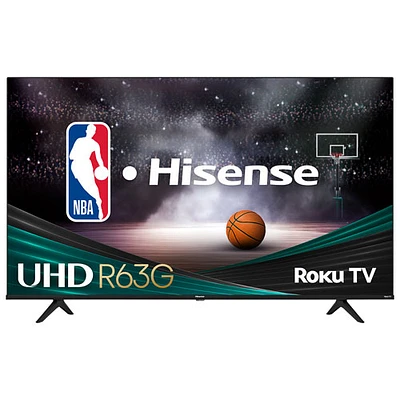 Hisense 65" 4K UHD HDR LED Roku Smart TV (65R63G) - 2022