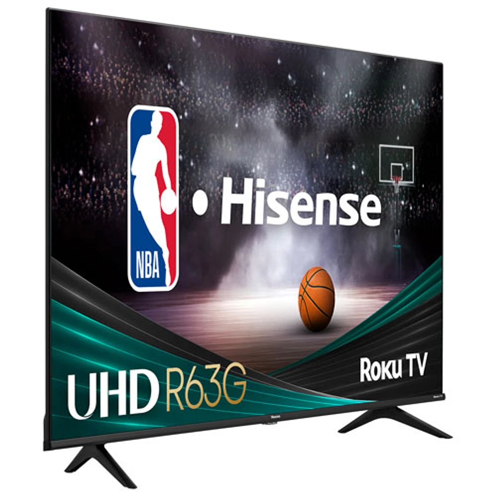 Téléviseur intelligent Roku HDR DEL UHD 4K de 65 po de Hisense (65R63G) - 2022