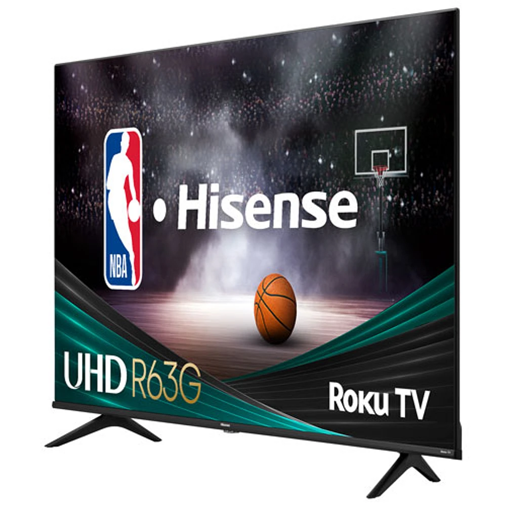 Téléviseur intelligent Roku HDR DEL UHD 4K de 65 po de Hisense (65R63G) - 2022