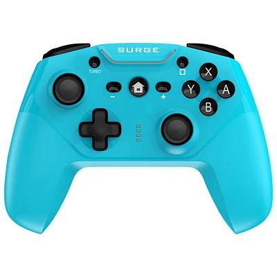 Manette de jeu sans fil SwitchPad Pro de Surge pour Switch et Switch 2 - Bleu