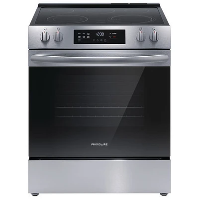 Open Box - Frigidaire 30" 5.3 Cu. Ft. 5-Element Freestanding Electric Range - Stainless Steel - Perfect Condition