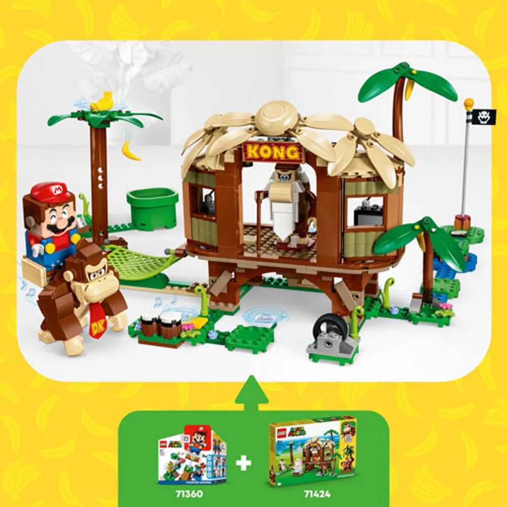 LEGO Super Mario : Ensemble d'extension La cabane de Donkey Kong - 555 pièces (71424)