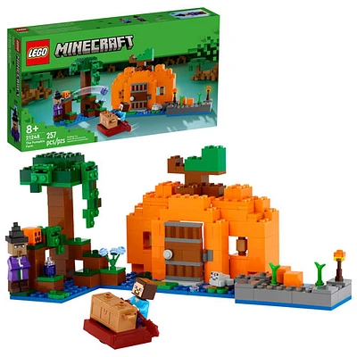 LEGO Minecraft :La ferme de citrouilles - 257 pièces (21248)