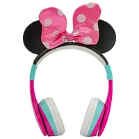 KIDdesigns Minnie Mouse Over-Ear Bluetooth Kids Headphones - Multi