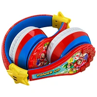 KIDdesigns Super Mario Over-Ear Bluetooth Kids Headphones - Multi