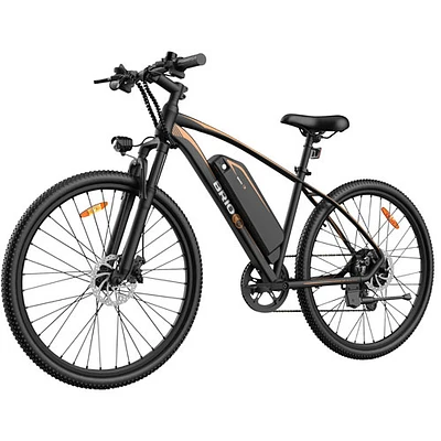 Gyrocopters Brio 350W Electric Mountain Bike with up to 60km Battery Range - Black - Only at Best Buy