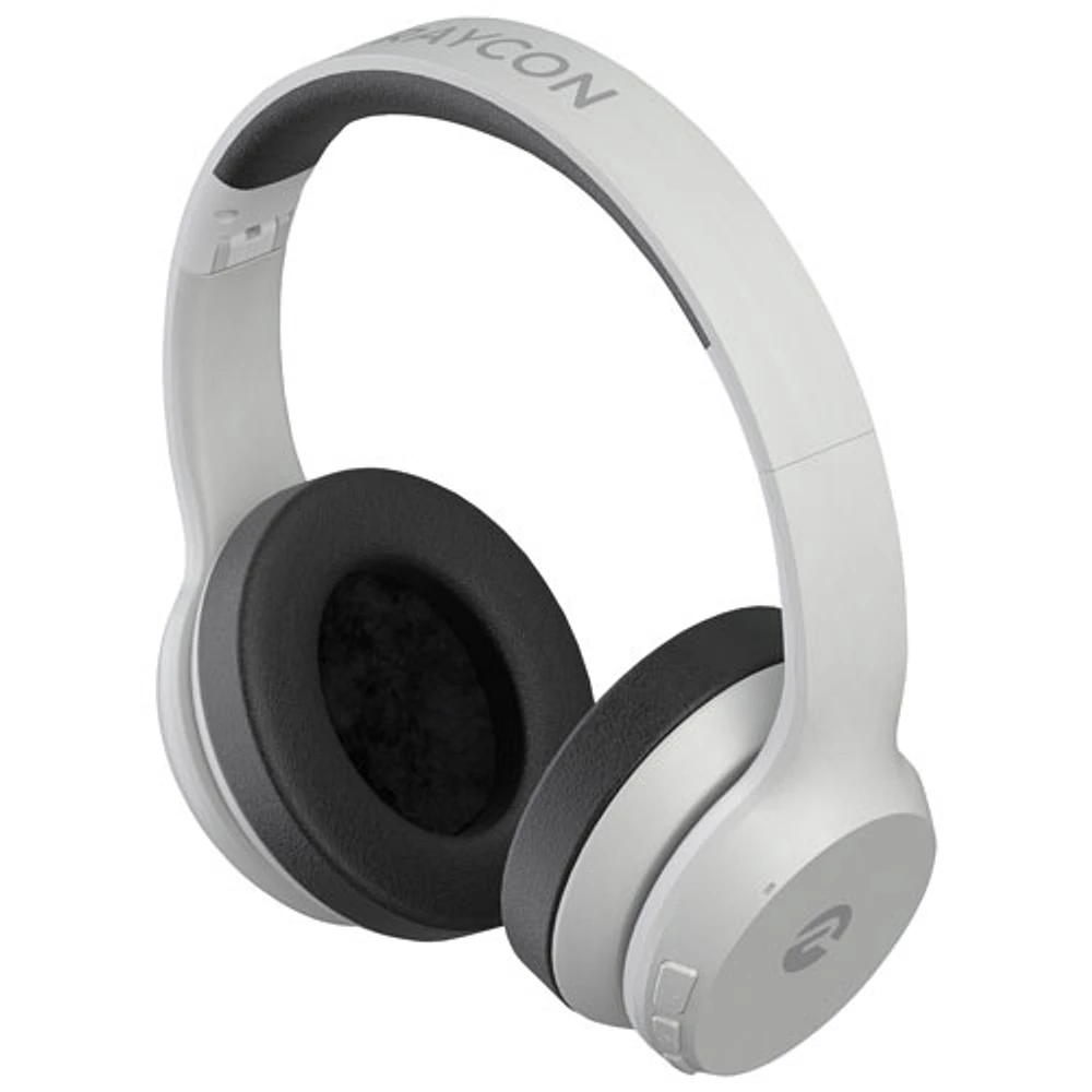 Raycon The Fitness Over-Ear Noise Cancelling Bluetooth Headphones - White