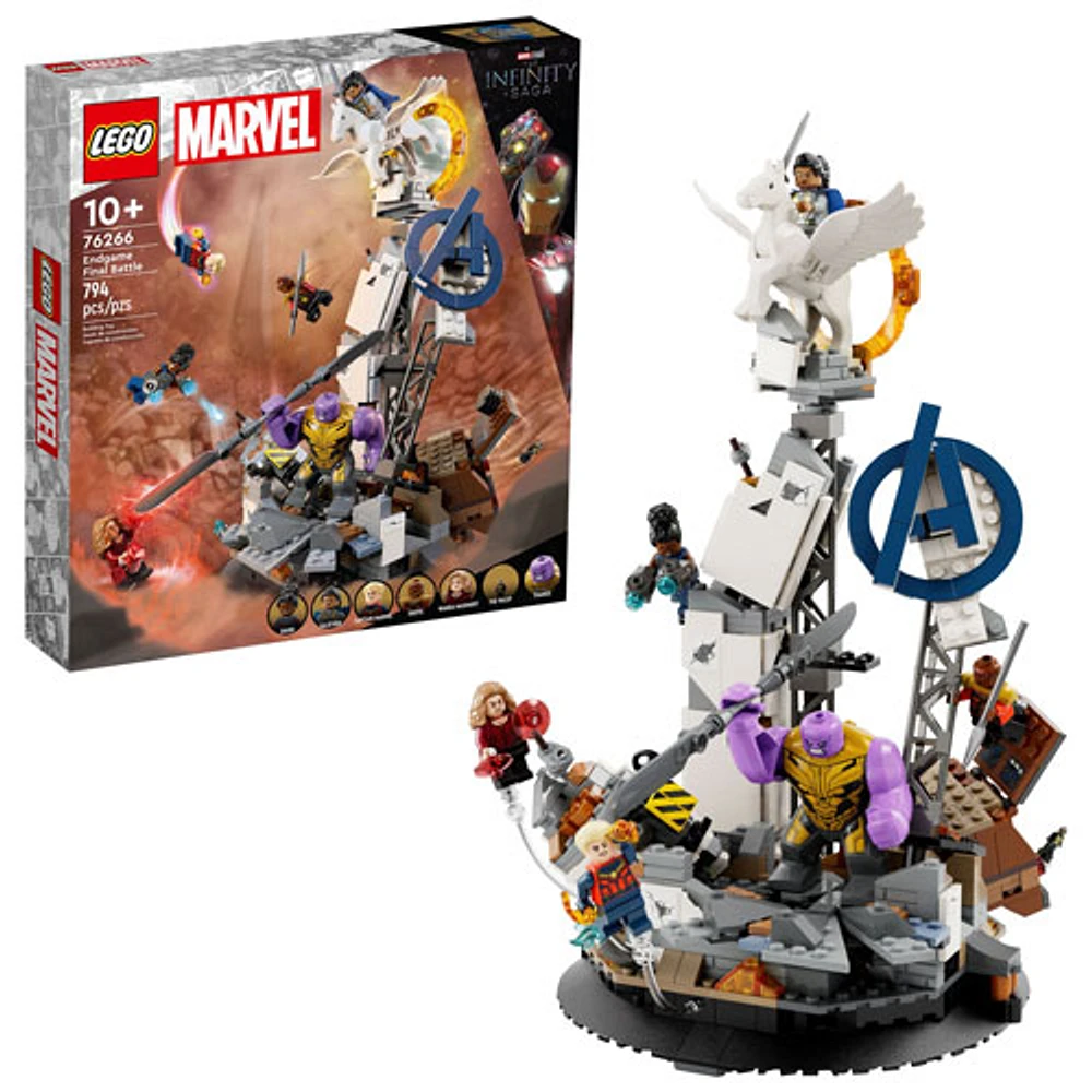 LEGO Super Heroes Marvel: Phase finale - Le dernier combat - 794 pièces (76266)