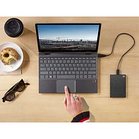 Seagate One Touch 1TB USB 3.0 Portable External Hard Drive (STKY1000400) - Black