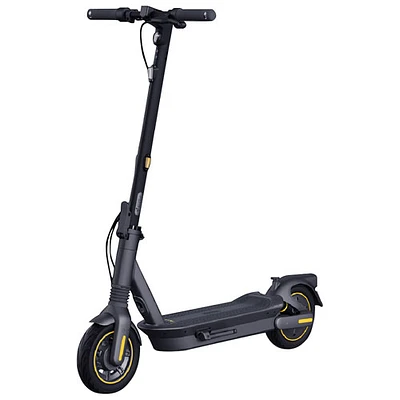 Trottinette électrique Ninebot KickScooter MAX G2 de Segway (moteur 900 W/autonomie 50 km/vitesse maximale 25 km/h) - Gris foncé
