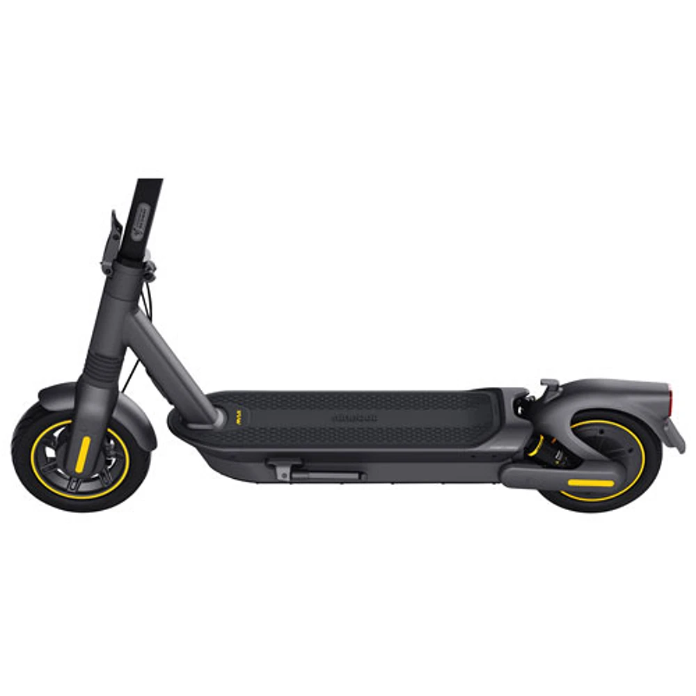 Trottinette électrique Ninebot KickScooter MAX G2 de Segway (moteur 900 W/autonomie 50 km/vitesse maximale 25 km/h) - Gris foncé