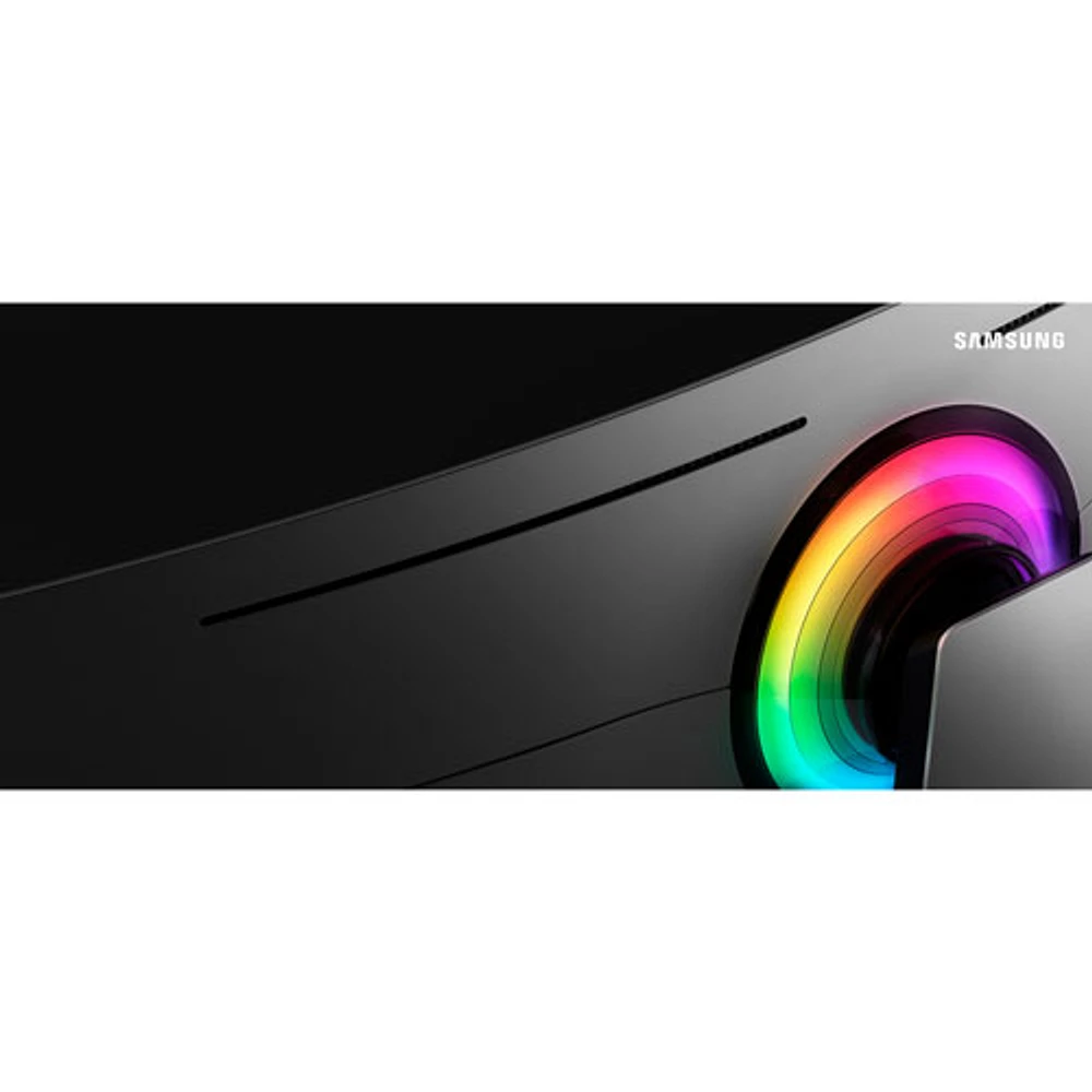 Moniteur intelligent FreeSync G-Sync DELO incurvé QHD 240 Hz 49 po Odyssey OLED G9 de Samsung avec temps de réponse 0,03 ms gris à gris (LS49CG954SNXZA) - Argenté