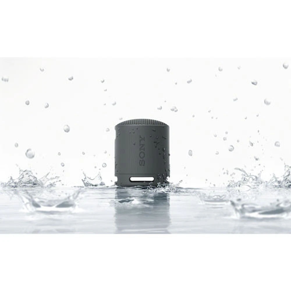 Haut-parleur sans fil Bluetooth étanche SRS-XB100 de Sony - Noir