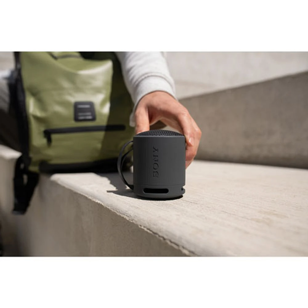 Haut-parleur sans fil Bluetooth étanche SRS-XB100 de Sony - Noir