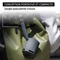 Haut-parleur sans fil Bluetooth étanche SRS-XB100 de Sony - Noir