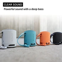 Haut-parleur sans fil Bluetooth étanche SRS-XB100 de Sony - Noir