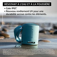 Haut-parleur sans fil Bluetooth étanche SRS-XB100 de Sony - Noir
