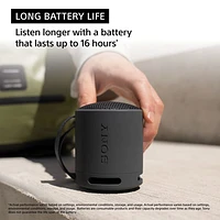 Haut-parleur sans fil Bluetooth étanche SRS-XB100 de Sony - Noir
