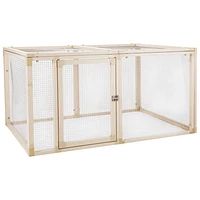 New Age Pet Fontana Chicken Pen - Maple