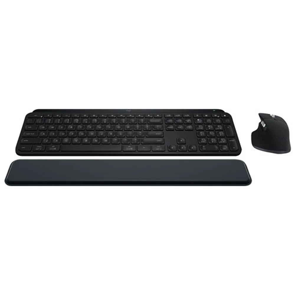 Combo Bluetooth MX Keys S - Clavier MX Keys S, souris MX Master 3S, repose-paume MX