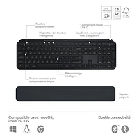 Combo Bluetooth MX Keys S - Clavier MX Keys S, souris MX Master 3S, repose-paume MX