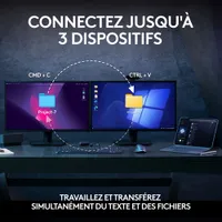 Combo Bluetooth MX Keys S - Clavier MX Keys S, souris MX Master 3S, repose-paume MX